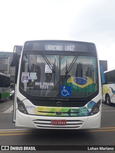 Viação Vaz 02 677 na cidade de Barueri, São Paulo, Brasil, por Lohan Mariano. Número da foto: #10638533.