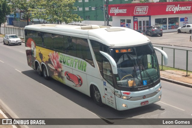 Eucatur - Empresa União Cascavel de Transportes e Turismo 4928 na cidade de Cuiabá, Mato Grosso, Brasil, por Leon Gomes. ID da foto: 10638537.