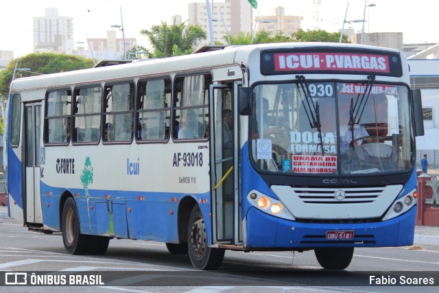 Viação Forte AF-93018 na cidade de Belém, Pará, Brasil, por Fabio Soares. Número da foto: #10637745.