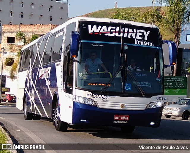 Waguiney Turismo 0876 na cidade de Aparecida, São Paulo, Brasil, por Vicente de Paulo Alves. Número da foto: #10637464.
