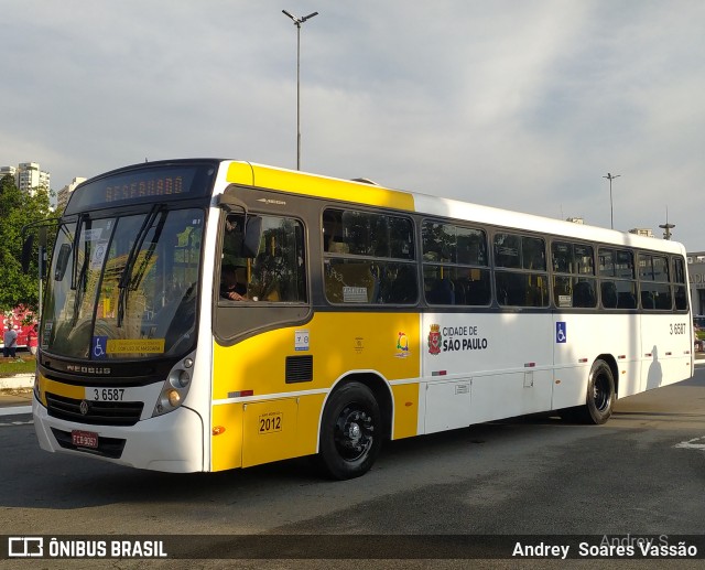Transunião Transportes 3 6587 na cidade de São Paulo, São Paulo, Brasil, por Andrey  Soares Vassão. Número da foto: #10637657.