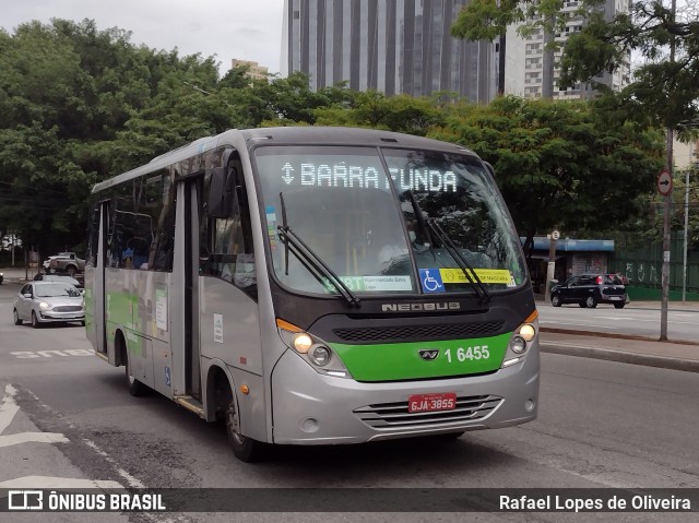 Transcooper > Norte Buss 1 6455 na cidade de São Paulo, São Paulo, Brasil, por Rafael Lopes de Oliveira. ID da foto: 10637422.