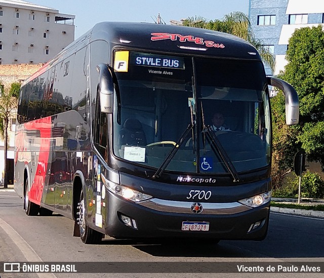 Style Bus 5700 na cidade de Aparecida, São Paulo, Brasil, por Vicente de Paulo Alves. Número da foto: #10637499.