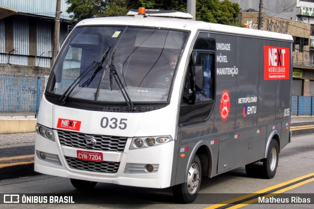 Next Mobilidade - ABC Sistema de Transporte 035 na cidade de São Paulo, São Paulo, Brasil, por Matheus Ribas. Número da foto: #10639423.