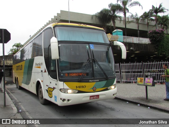 Empresa Gontijo de Transportes 14110 na cidade de Belo Horizonte, Minas Gerais, Brasil, por Jonathan Silva. ID da foto: 10637237.