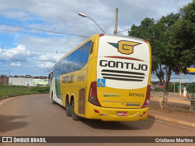 Empresa Gontijo de Transportes 18965 na cidade de Montes Claros, Minas Gerais, Brasil, por Cristiano Martins. ID da foto: 10637393.