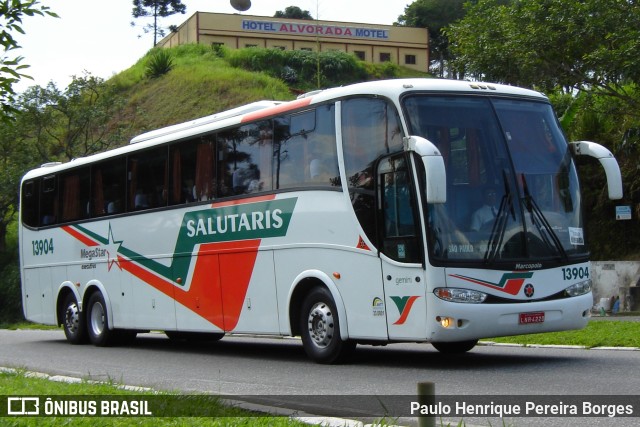 Viação Salutaris e Turismo 13904 na cidade de Barra do Piraí, Rio de Janeiro, Brasil, por Paulo Henrique Pereira Borges. Número da foto: #10639359.
