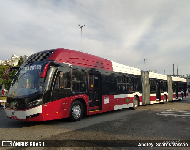 Viação Campo Belo 7 2075 na cidade de São Paulo, São Paulo, Brasil, por Andrey Soares Vassão. Número da foto: #10637653.