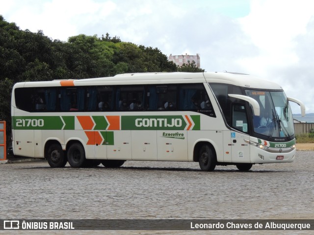 Empresa Gontijo de Transportes 21700 na cidade de Vitória da Conquista, Bahia, Brasil, por Leonardo Chaves de Albuquerque. ID da foto: 10641940.