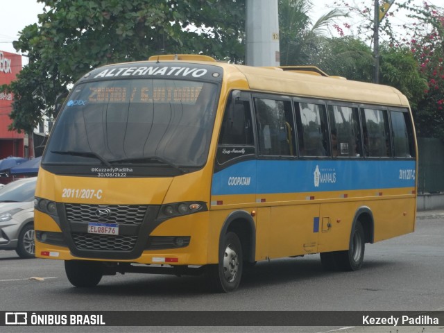 Cooperativa de Transportes Alternativos 2011/207-C na cidade de Manaus, Amazonas, Brasil, por Kezedy Padilha. ID da foto: 10641527.