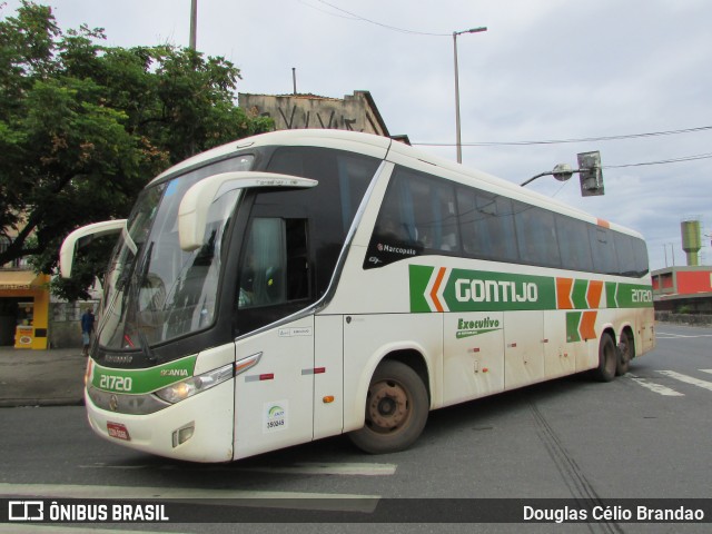 Empresa Gontijo de Transportes 21720 na cidade de Belo Horizonte, Minas Gerais, Brasil, por Douglas Célio Brandao. Número da foto: #10640898.