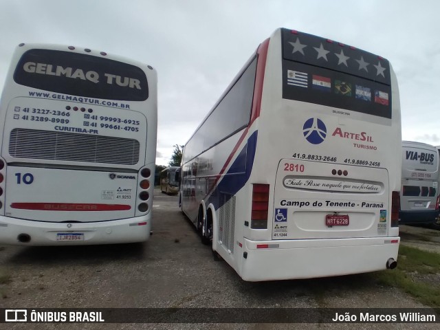 Artesil Transporte e Turismo 2810 na cidade de Aparecida, São Paulo, Brasil, por João Marcos William. ID da foto: 10640080.