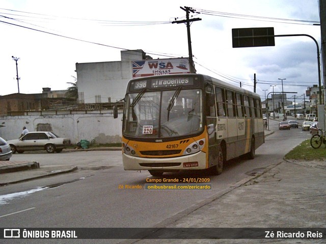 Transportes Oriental 42167 na cidade de Rio de Janeiro, Rio de Janeiro, Brasil, por Zé Ricardo Reis. Número da foto: #10641011.