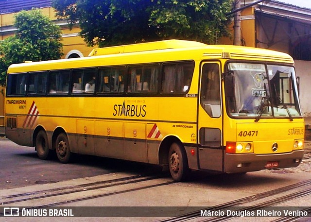 Viação Itapemirim 40471 na cidade de Rio de Janeiro, Rio de Janeiro, Brasil, por Márcio Douglas Ribeiro Venino. ID da foto: 10639857.