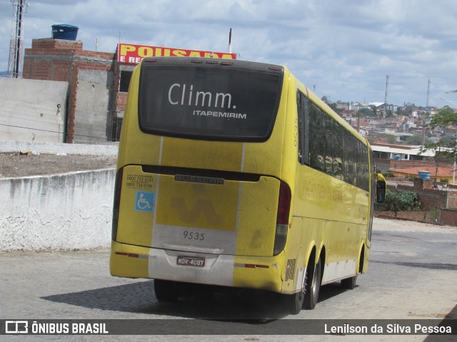 Viação Itapemirim 9535 na cidade de Caruaru, Pernambuco, Brasil, por Lenilson da Silva Pessoa. ID da foto: 10640524.