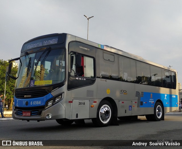 Transwolff Transportes e Turismo 6 6564 na cidade de São Paulo, São Paulo, Brasil, por Andrey  Soares Vassão. Número da foto: #10641014.