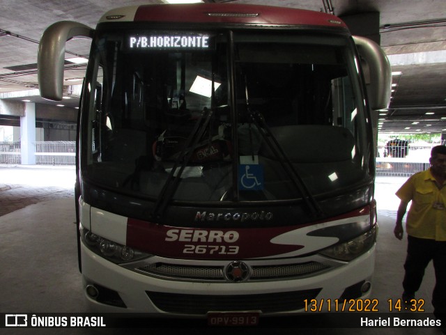 Viação Serro 26713 na cidade de Belo Horizonte, Minas Gerais, Brasil, por Hariel Bernades. Número da foto: #10642190.