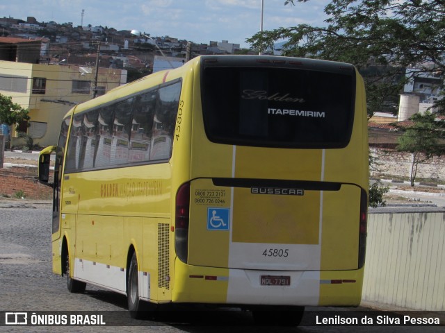 Viação Itapemirim 45805 na cidade de Caruaru, Pernambuco, Brasil, por Lenilson da Silva Pessoa. ID da foto: 10640481.