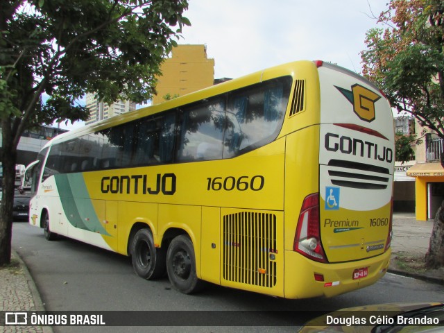 Empresa Gontijo de Transportes 16060 na cidade de Belo Horizonte, Minas Gerais, Brasil, por Douglas Célio Brandao. ID da foto: 10641064.