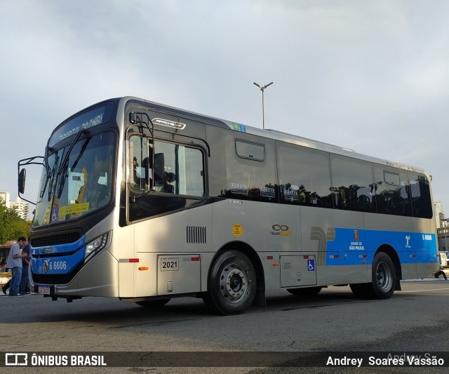 Transwolff Transportes e Turismo 6 6606 na cidade de São Paulo, São Paulo, Brasil, por Andrey  Soares Vassão. ID da foto: 10641039.