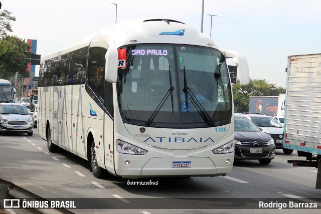 Viação Atibaia São Paulo 1320 na cidade de São Paulo, São Paulo, Brasil, por Rodrigo Barraza. Número da foto: #10641094.