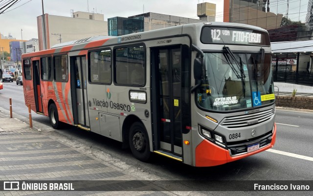 Viação Osasco 0884 na cidade de Osasco, São Paulo, Brasil, por Francisco Ivano. Número da foto: #10642861.