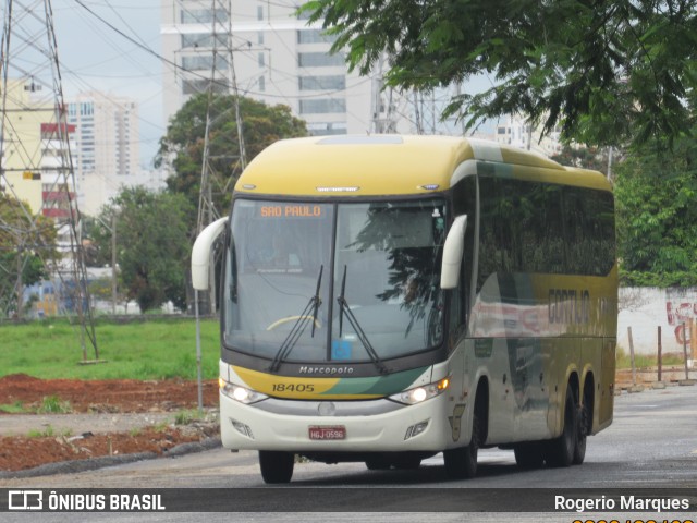 Empresa Gontijo de Transportes 18405 na cidade de São José dos Campos, São Paulo, Brasil, por Rogerio Marques. ID da foto: 10642885.