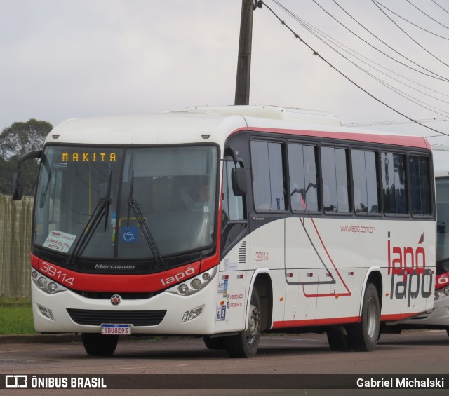 Viação Santana Iapó 39114 na cidade de Ponta Grossa, Paraná, Brasil, por Gabriel Michalski. ID da foto: 10645266.