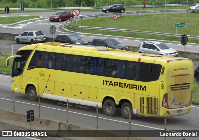 Viação Itapemirim 60043 na cidade de Aparecida, São Paulo, Brasil, por Leonardo Daniel. Número da foto: #10644283.