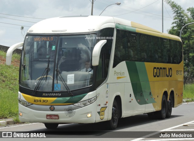 Empresa Gontijo de Transportes 18430 na cidade de Campinas, São Paulo, Brasil, por Julio Medeiros. Número da foto: #10643320.