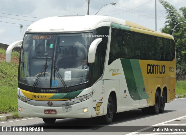 Empresa Gontijo de Transportes 18430 na cidade de Campinas, São Paulo, Brasil, por Julio Medeiros. ID da foto: 10643320.