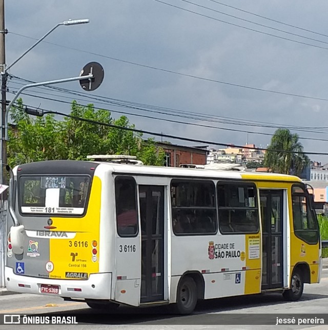 Transunião Transportes 3 6116 na cidade de São Paulo, São Paulo, Brasil, por jessé pereira. ID da foto: 10646166.