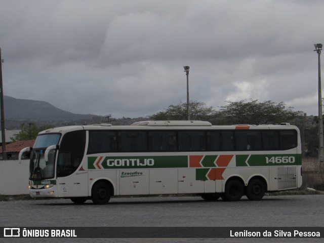 Empresa Gontijo de Transportes 14660 na cidade de Caruaru, Pernambuco, Brasil, por Lenilson da Silva Pessoa. Número da foto: #10644150.