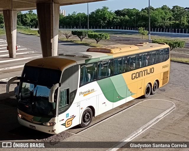 Empresa Gontijo de Transportes 14860 na cidade de Aracaju, Sergipe, Brasil, por Gladyston Santana Correia. ID da foto: 10645768.