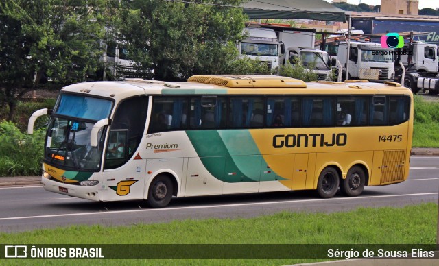 Empresa Gontijo de Transportes 14475 na cidade de Campinas, São Paulo, Brasil, por Sérgio de Sousa Elias. ID da foto: 10645683.