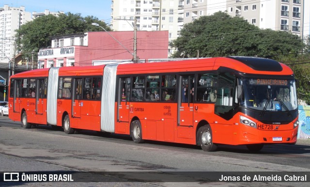 Auto Viação Redentor HE728 na cidade de Curitiba, Paraná, Brasil, por Jonas de Almeida Cabral. Número da foto: #10645998.