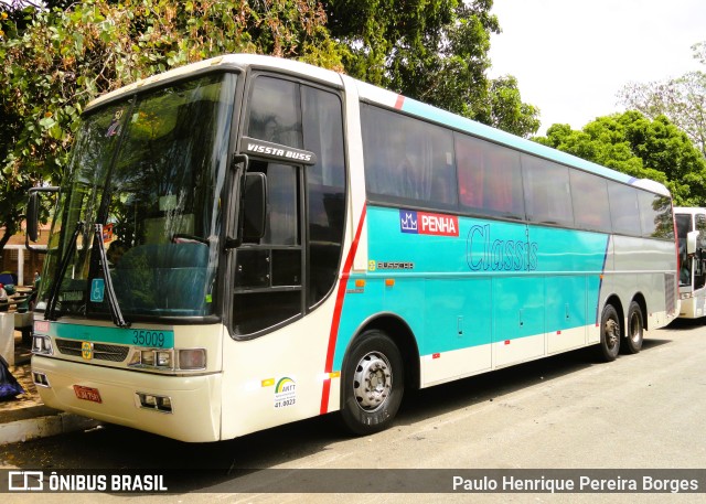 Empresa de Ônibus Nossa Senhora da Penha 35009 na cidade de Aparecida, São Paulo, Brasil, por Paulo Henrique Pereira Borges. ID da foto: 10644468.