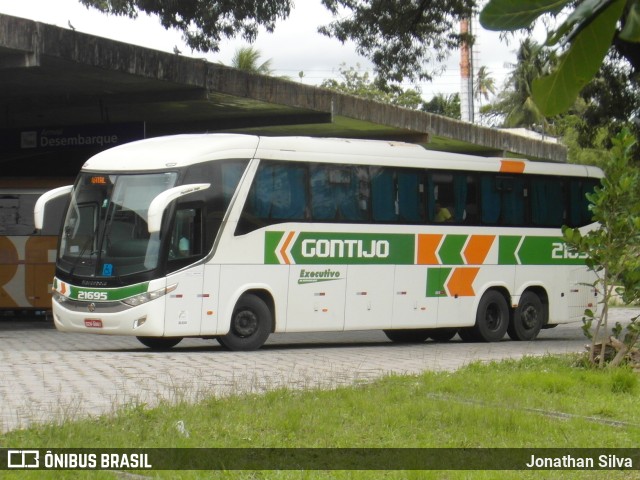 Empresa Gontijo de Transportes 21695 na cidade de João Pessoa, Paraíba, Brasil, por Jonathan Silva. ID da foto: 10647557.