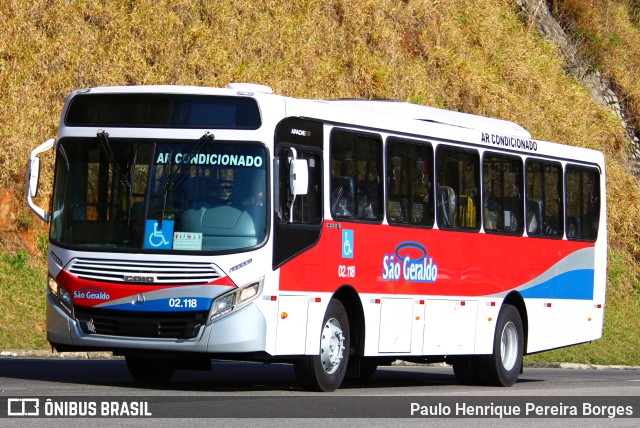 Coletivos São Geraldo 02.118 na cidade de Piraí, Rio de Janeiro, Brasil, por Paulo Henrique Pereira Borges. Número da foto: #10649268.