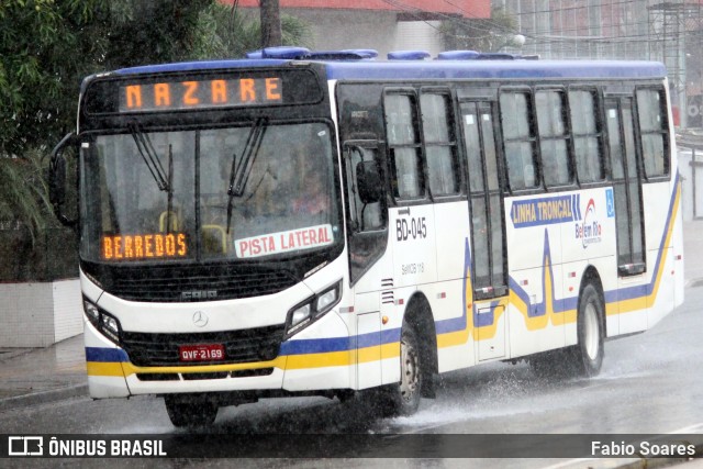 Belém Rio Transportes BD-045 na cidade de Belém, Pará, Brasil, por Fabio Soares. Número da foto: #10647573.