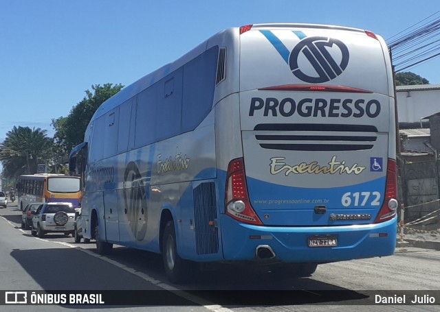Auto Viação Progresso 6172 na cidade de Camaragibe, Pernambuco, Brasil, por Daniel  Julio. Número da foto: #10647464.