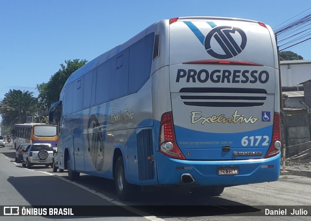 Auto Viação Progresso 6172 na cidade de Camaragibe, Pernambuco, Brasil, por Daniel  Julio. ID da foto: 10647464.