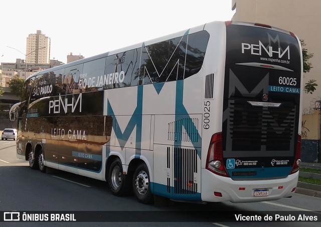 Empresa de Ônibus Nossa Senhora da Penha 60025 na cidade de Belo Horizonte, Minas Gerais, Brasil, por Vicente de Paulo Alves. ID da foto: 10646780.