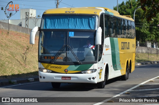 Empresa Gontijo de Transportes 14960 na cidade de Campinas, São Paulo, Brasil, por Prisco Martin Pereira. ID da foto: 10648694.