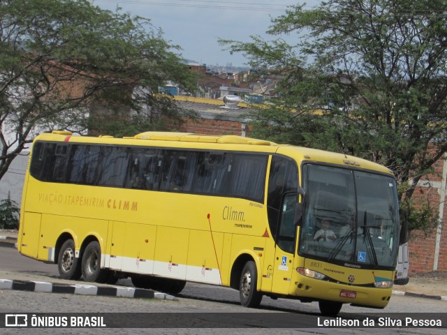 Viação Itapemirim 8831 na cidade de Caruaru, Pernambuco, Brasil, por Lenilson da Silva Pessoa. Número da foto: #10647146.