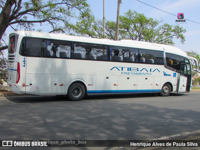 Viação Atibaia São Paulo 1414 na cidade de Campinas, São Paulo, Brasil, por Henrique Alves de Paula Silva. ID da foto: 10649562.