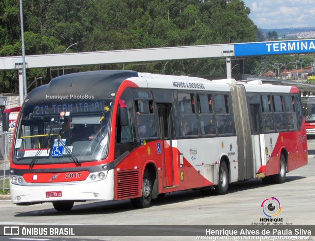 Itajaí Transportes Coletivos 2017 na cidade de Campinas, São Paulo, Brasil, por Henrique Alves de Paula Silva. ID da foto: 10649489.