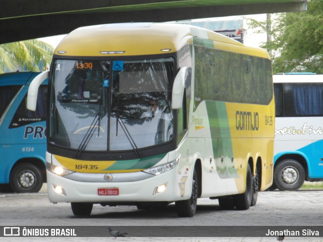 Empresa Gontijo de Transportes 18435 na cidade de João Pessoa, Paraíba, Brasil, por Jonathan Silva. ID da foto: 10647572.