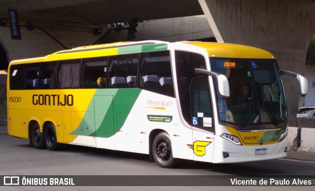 Empresa Gontijo de Transportes 15030 na cidade de Belo Horizonte, Minas Gerais, Brasil, por Vicente de Paulo Alves. ID da foto: 10646798.