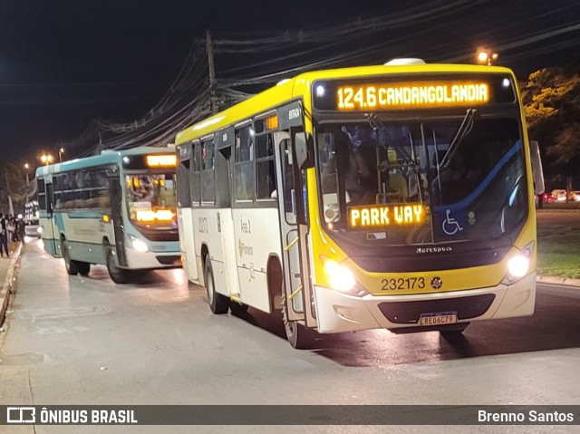 Viação Pioneira 232173 na cidade de Guará, Distrito Federal, Brasil, por Brenno Santos. Número da foto: #10649599.